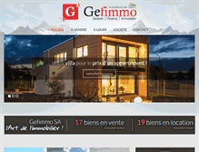 Tablet Screenshot of gefimmo.ch